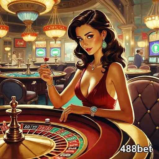 Dealer ao vivo na conexão em tempo real na 488bet