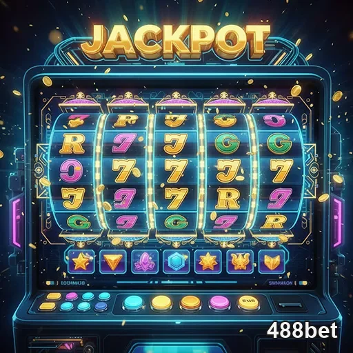 Imagem de jogos de slots no 488bet, destaque para variedade e diversão na plataforma de apostas online 488bet.